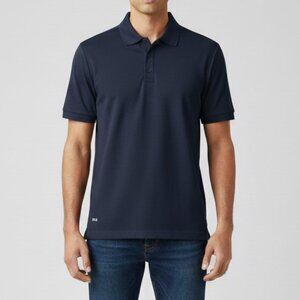 Fila Sport Golf Shirt Short Sleeve Navy Medium